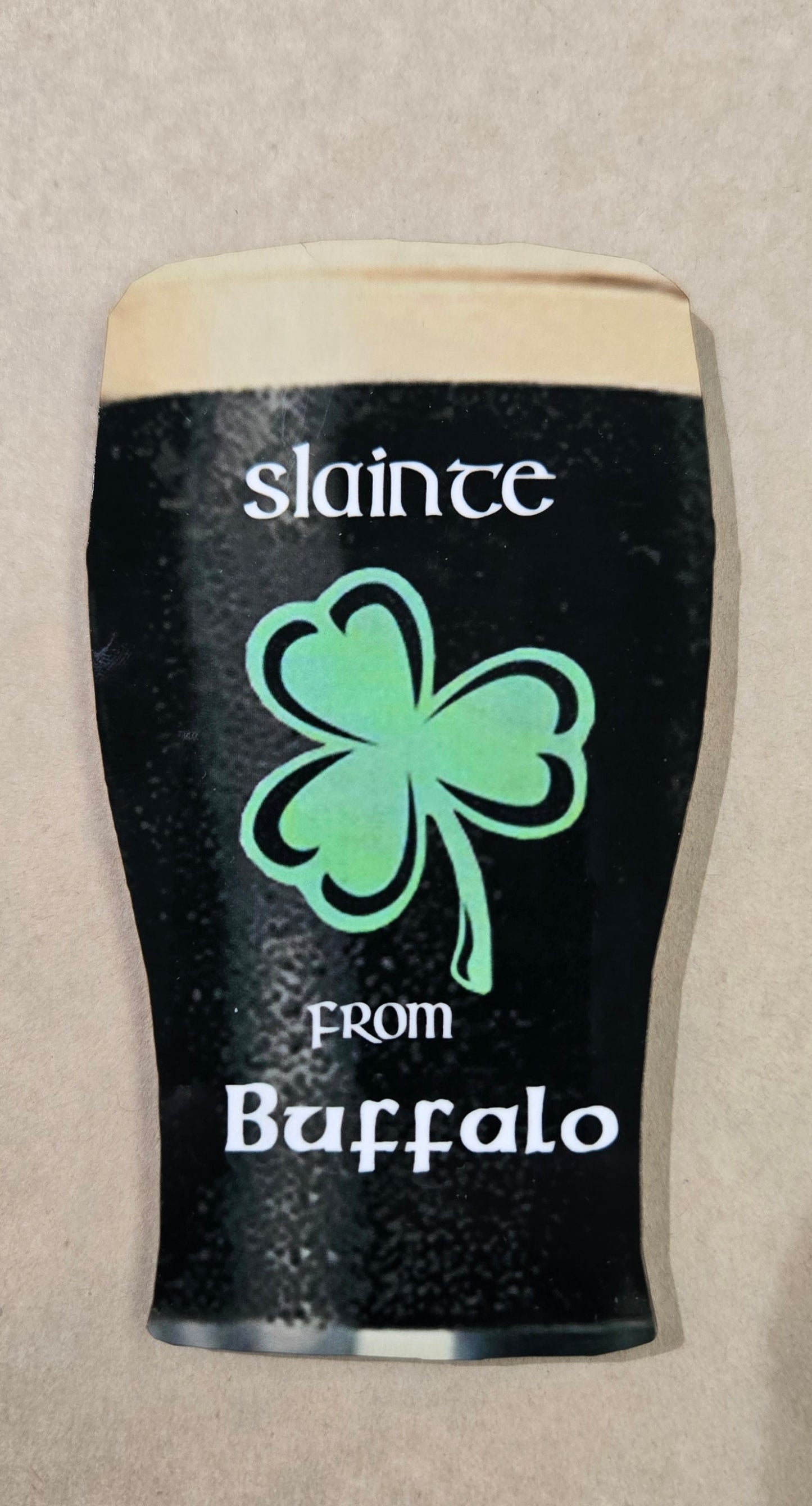 Sláinte from Buffalo Pint Glass Magnet