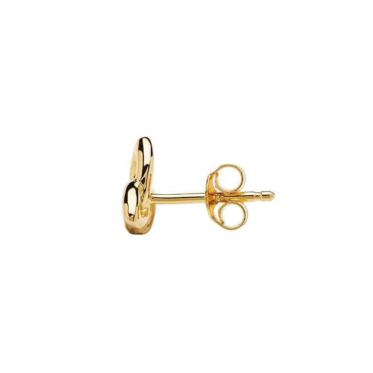 Shanore 14KT Gold Vermeil Stud Trinity Knot Earrings