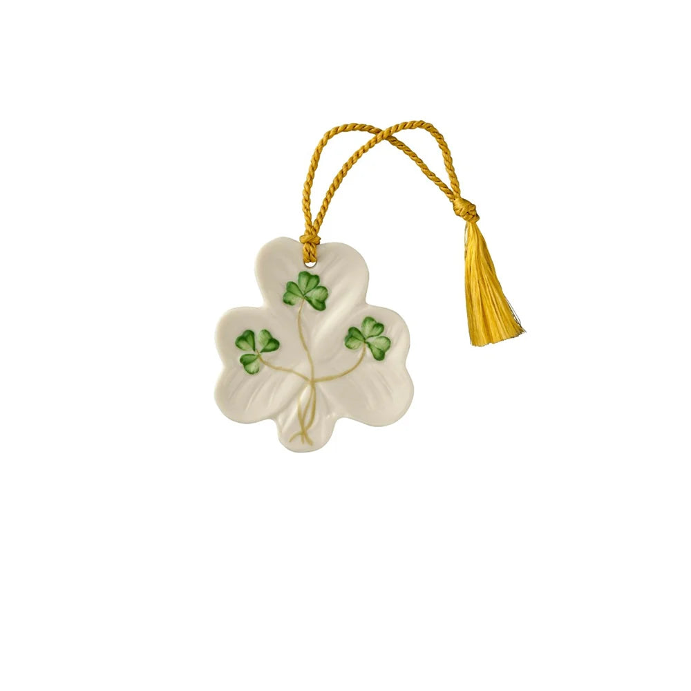 Belleek Classic Shamrock Ornament