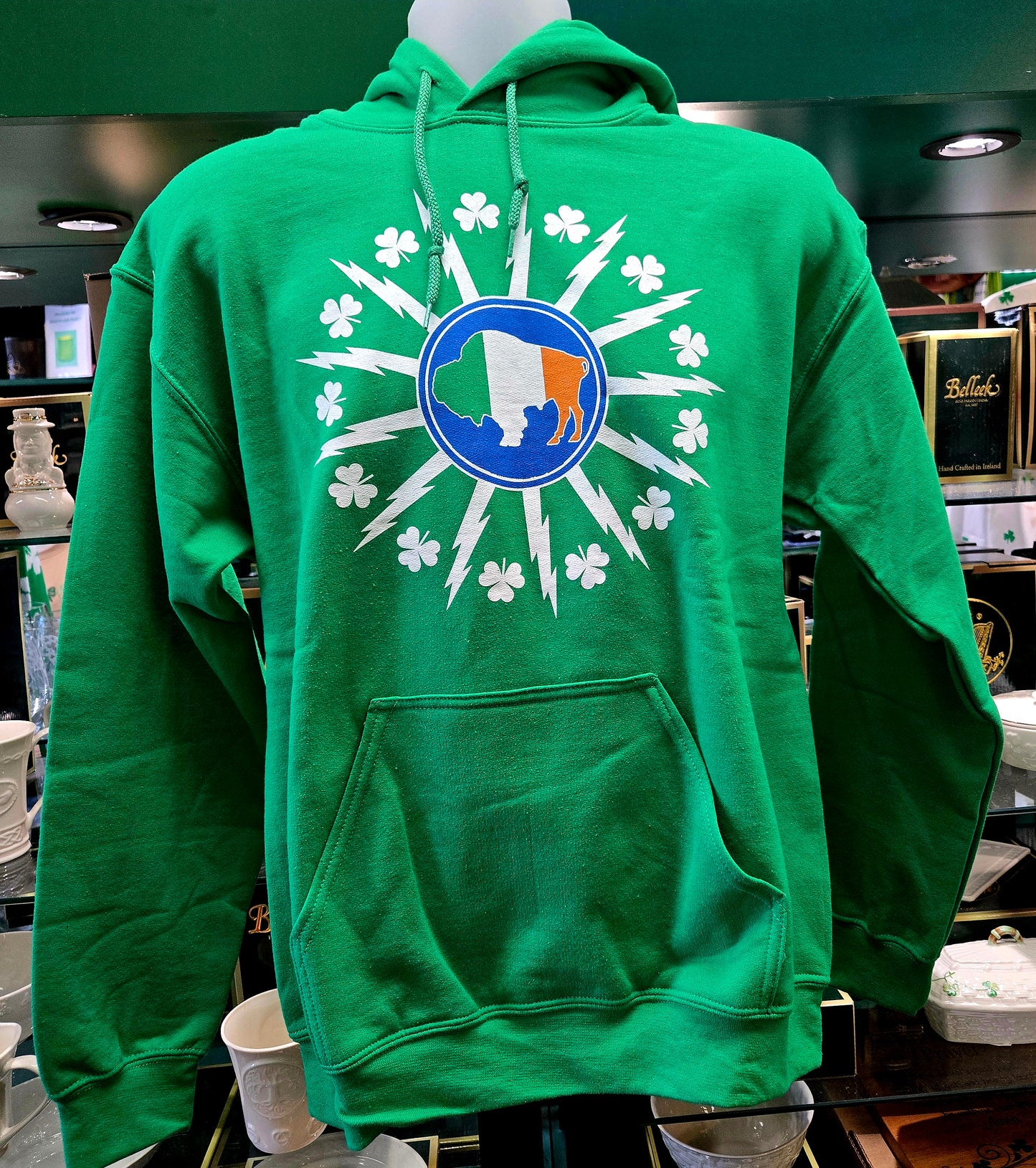 Tri Color Buffalo Flag Hoodie