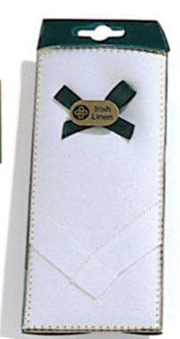 Pure Linen One Hemstitched Men's Handkerchief