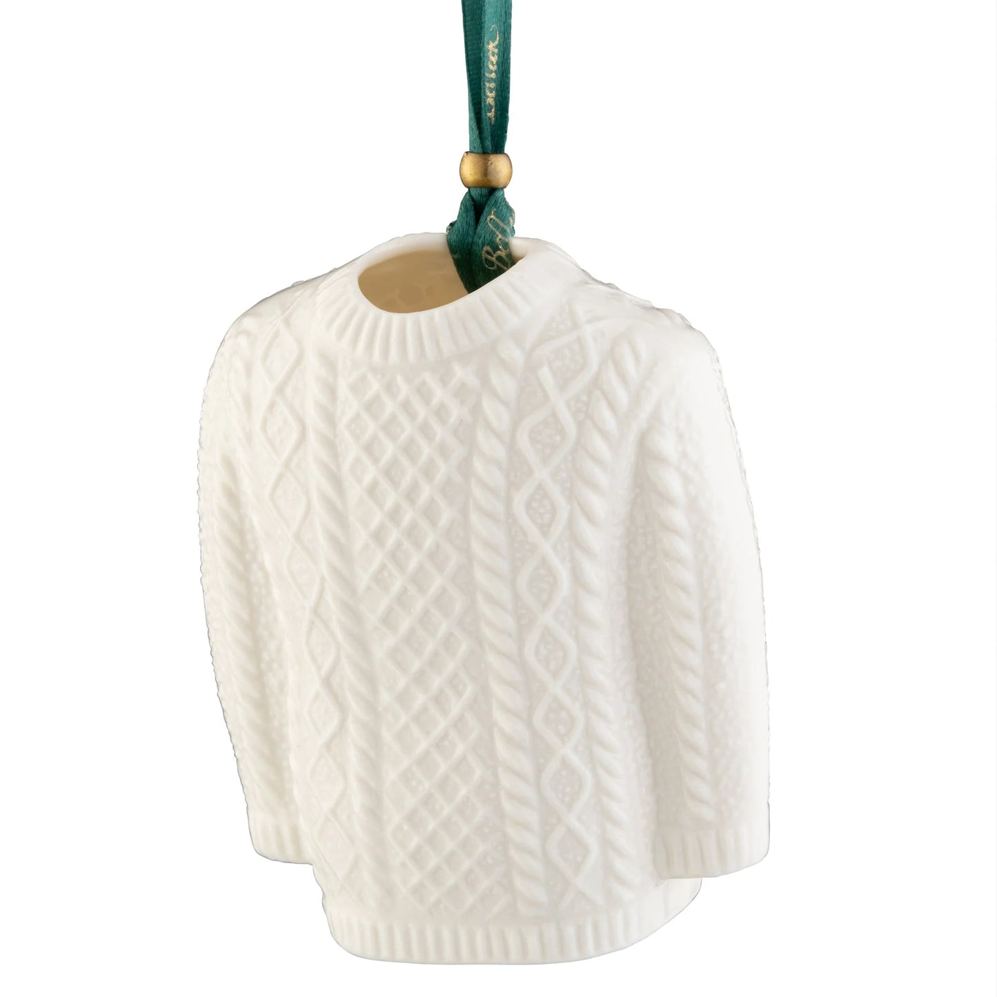 Belleek Classic Aran Jumper Ornament 