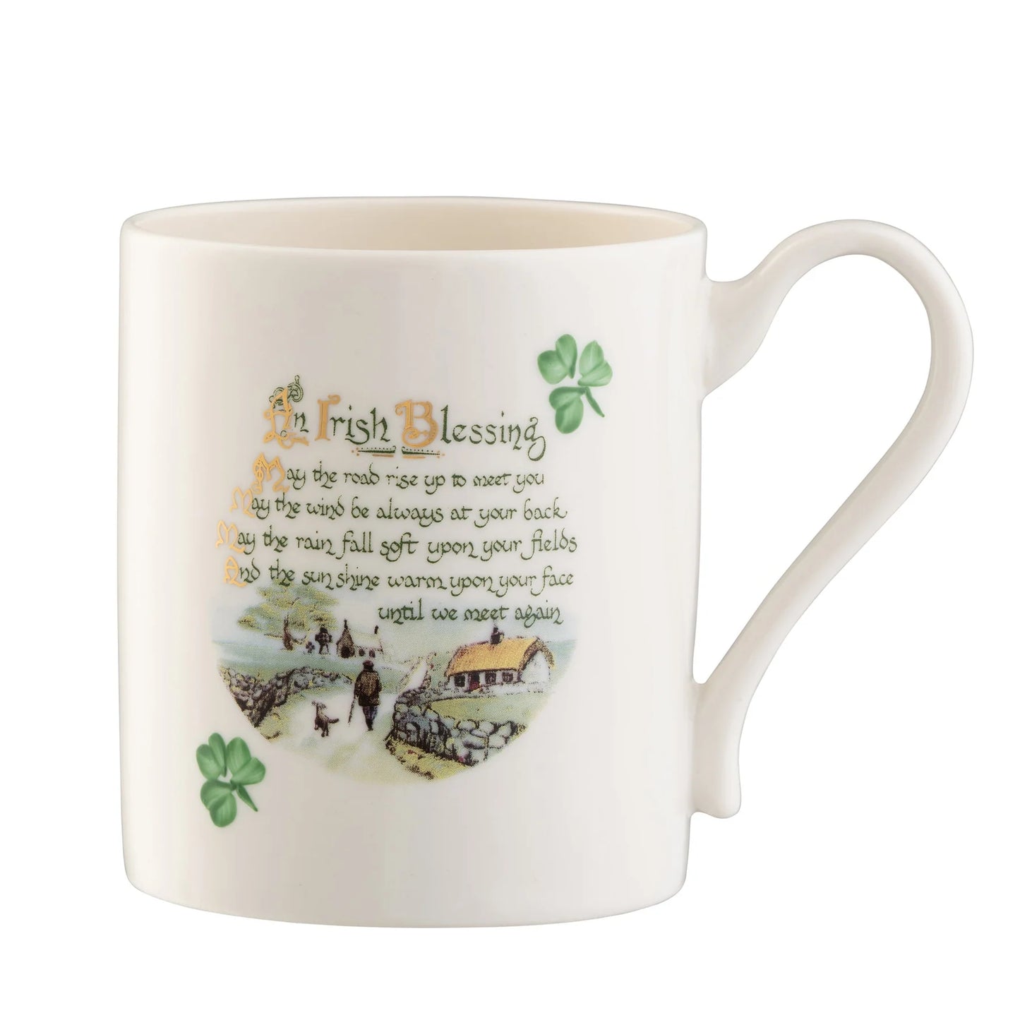 Belleek Classic Irish Blessing Mug 