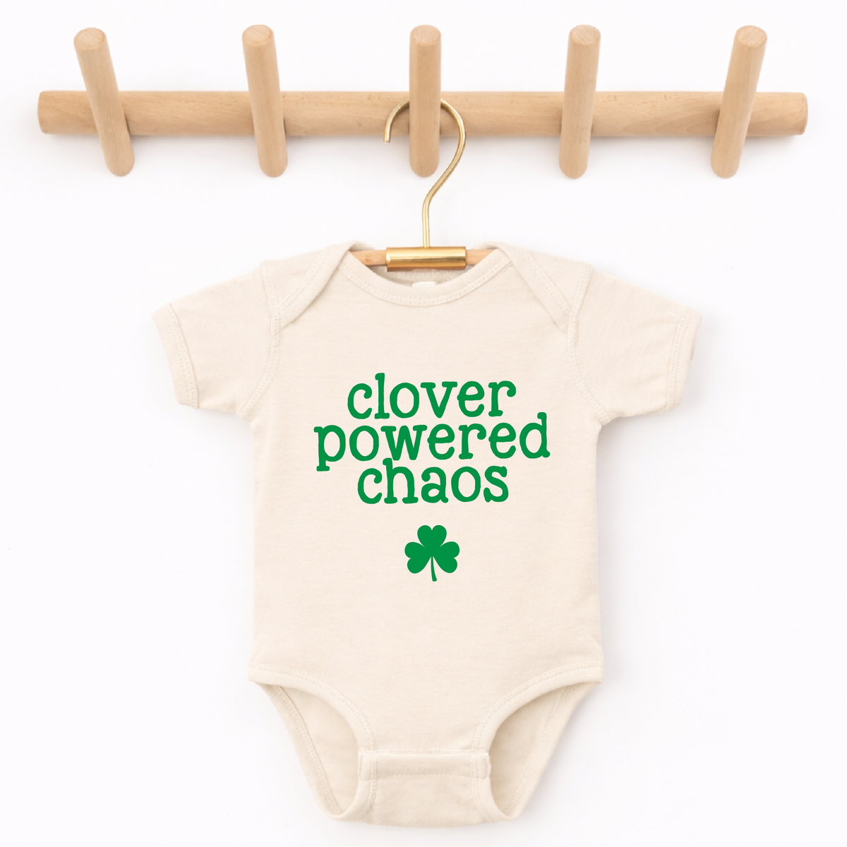 Clover Powered Chaos Baby Bodysuit