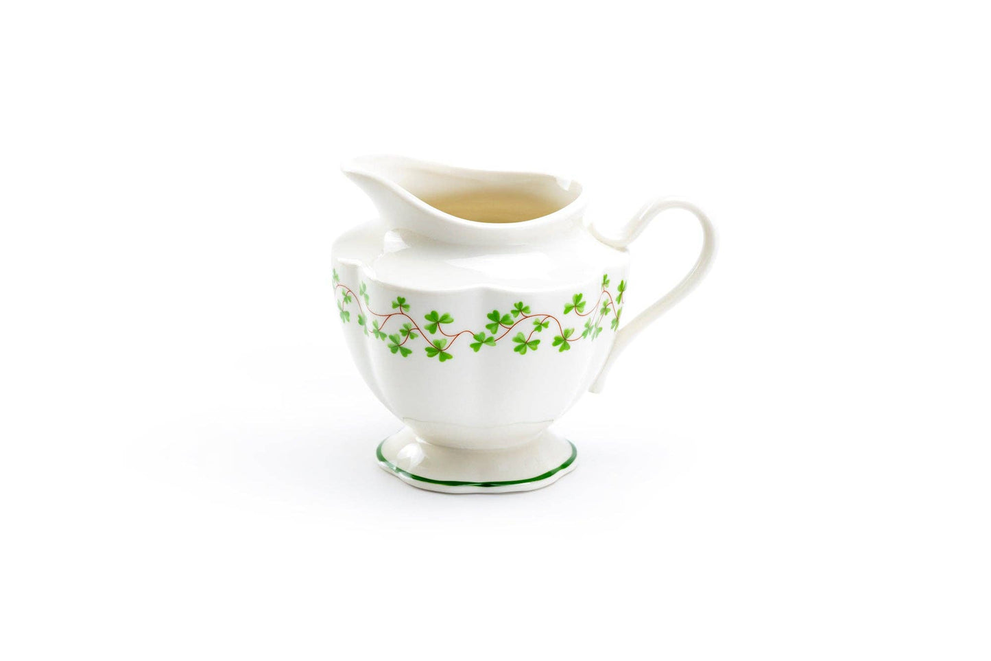 Shamrock Fine Porcelain Sugar and Creamer Set
