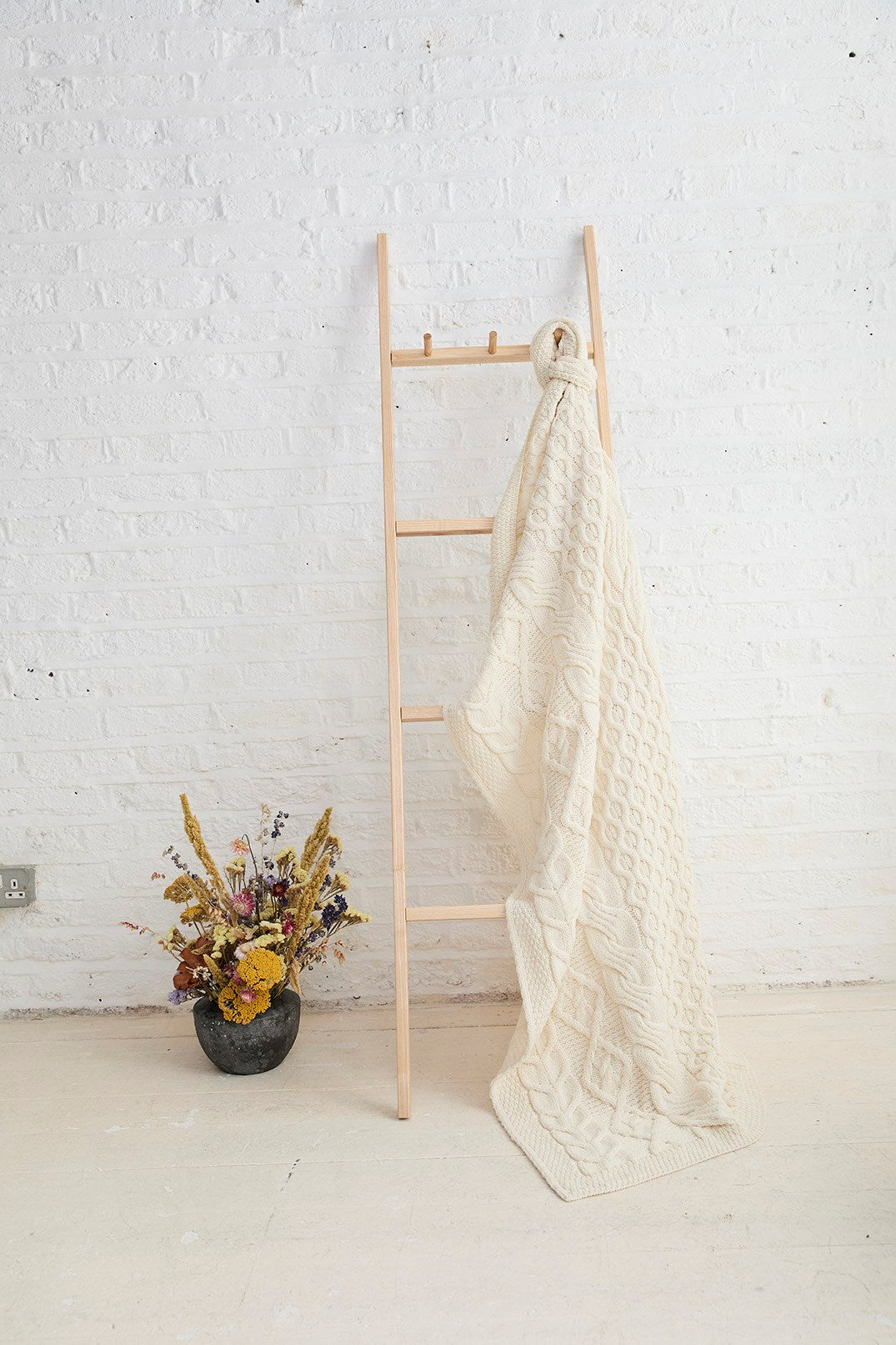 Diamonds, Honey and Cable Blanket