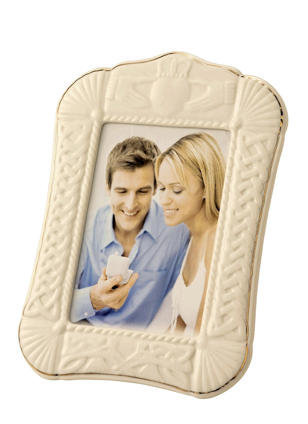 Belleek Claddagh frame 5x7