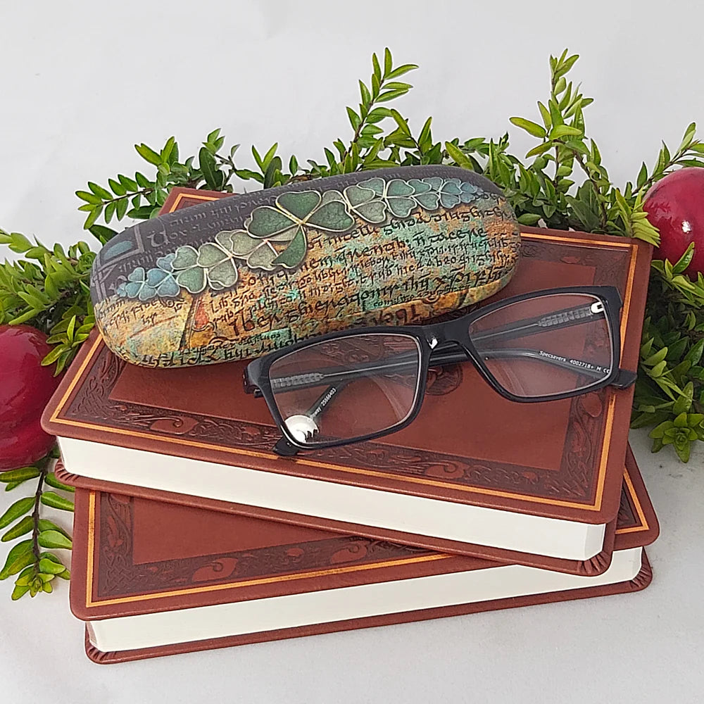 Celtic Eyeglass case-Celtic Shamrock