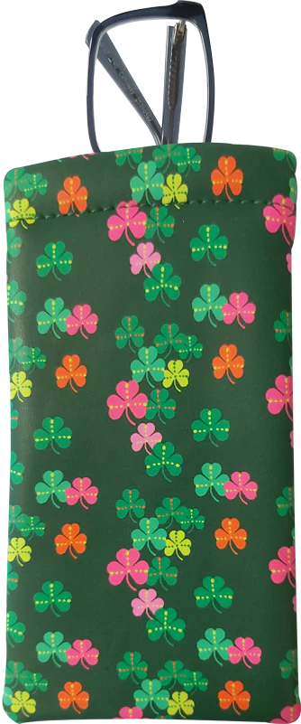 Celtic Eyeglass pouch-Bright Shamrock