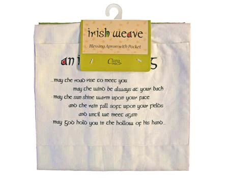 Irish Weave Blessing Apron