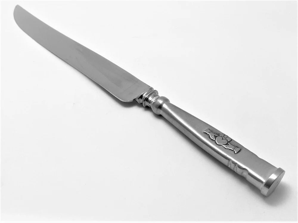 Mullingar Pewter Claddagh Wedding Cake Knife