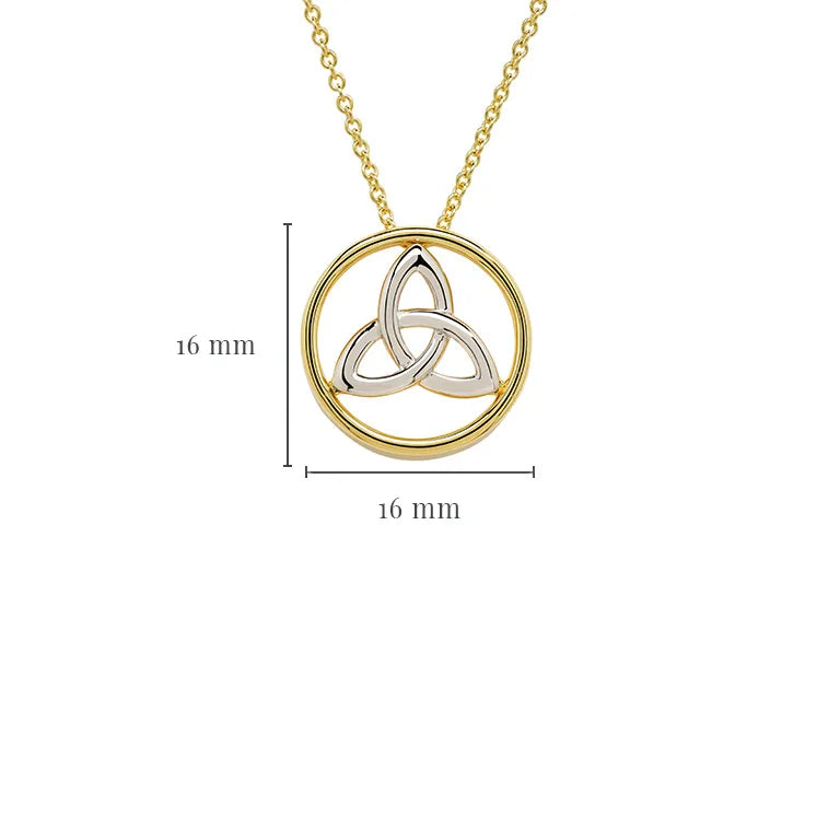 Shanore 14kt Gold Vermeil Trinity Necklace