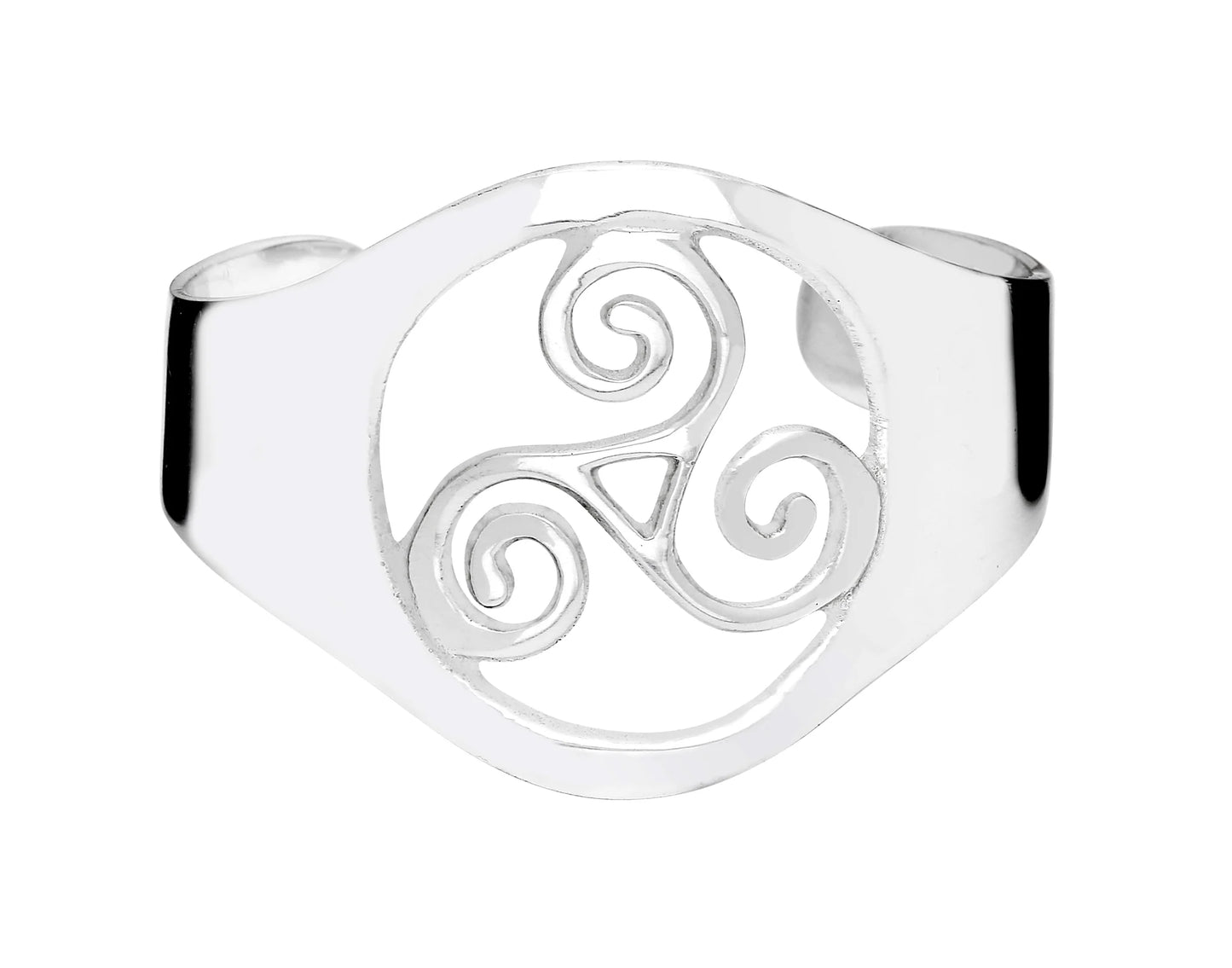 Celtic Triple Spiral Bangle