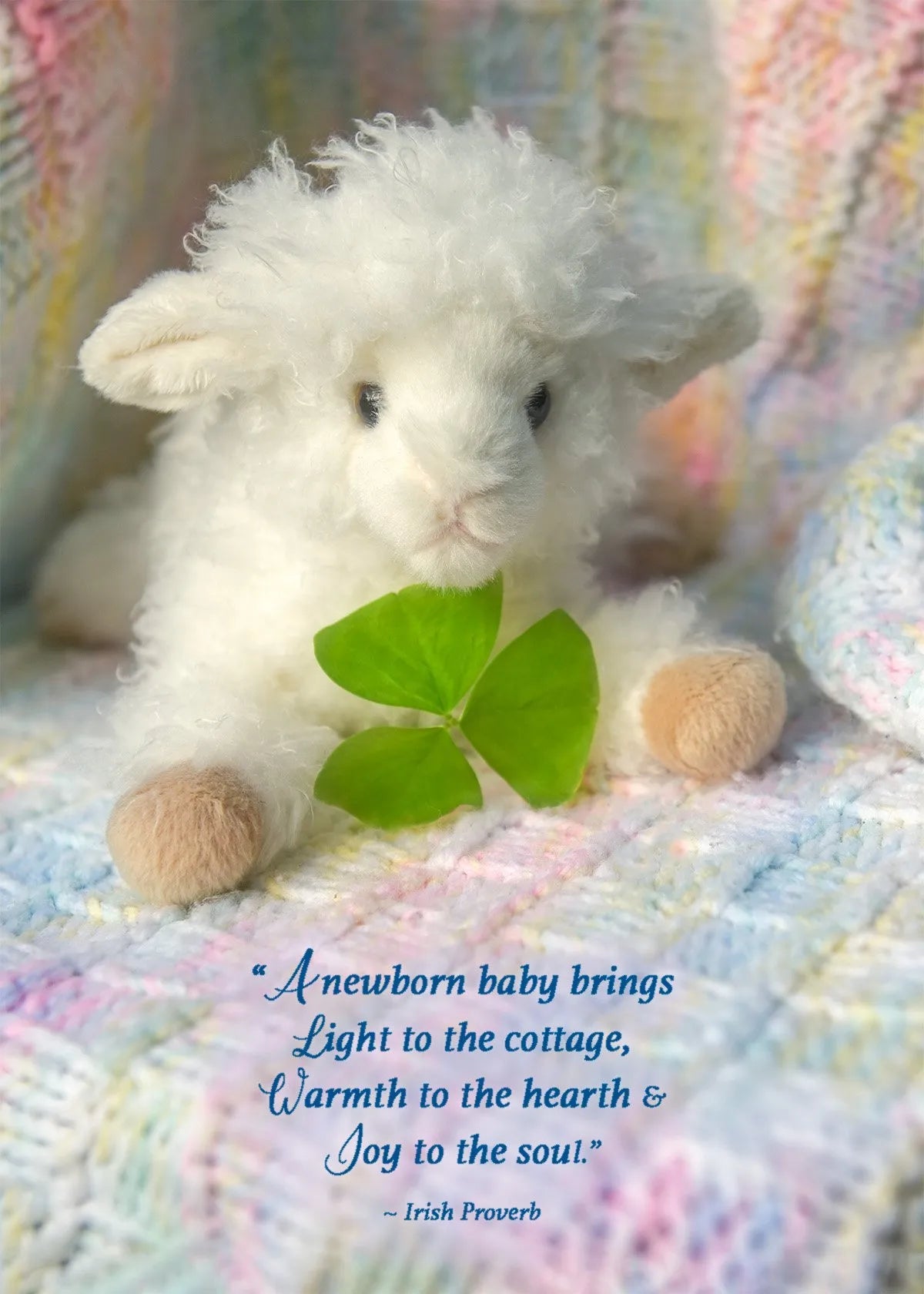 Irish baby shower card