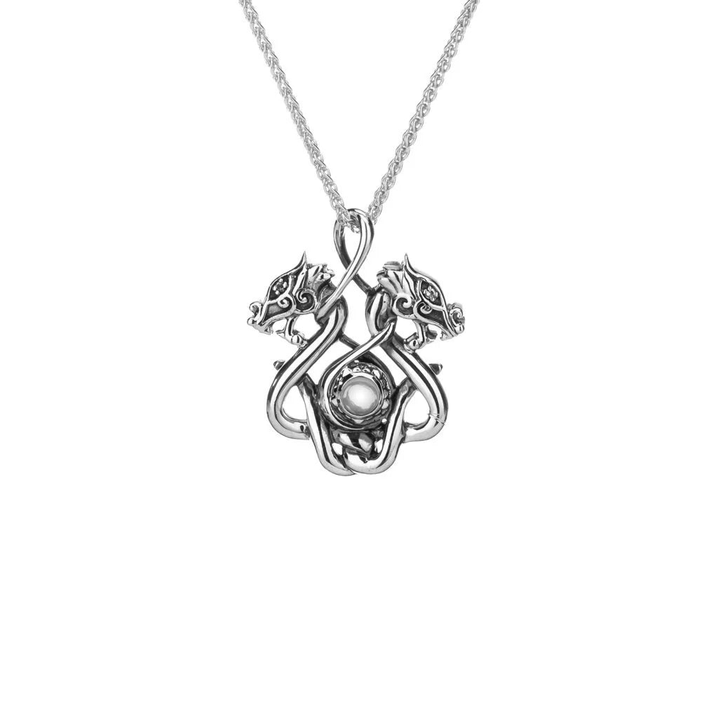 Keith Jack Dragon Heads Pendant