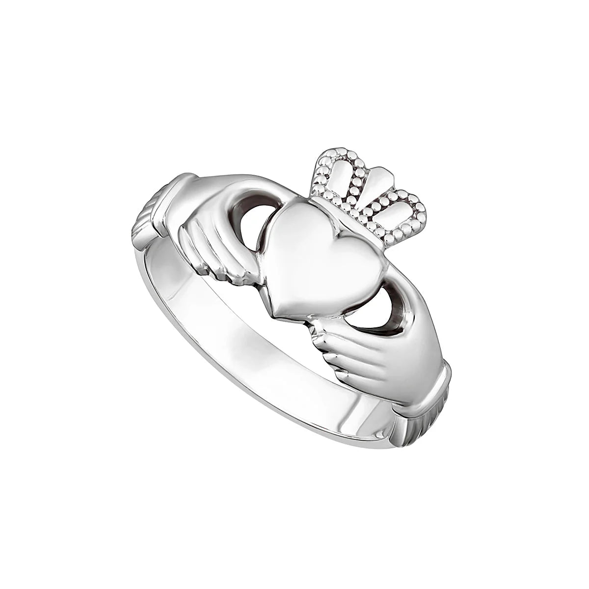 Women's Sterling Silver Celtic Claddagh
