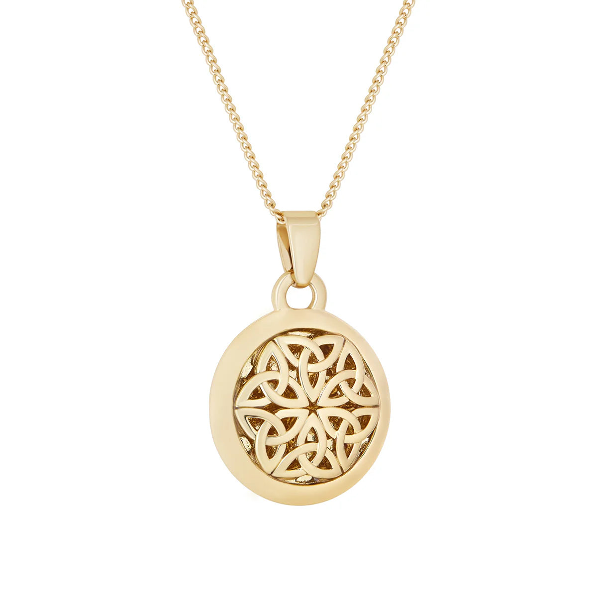 Gold Plated Celtic Trinity Knot Pendant
