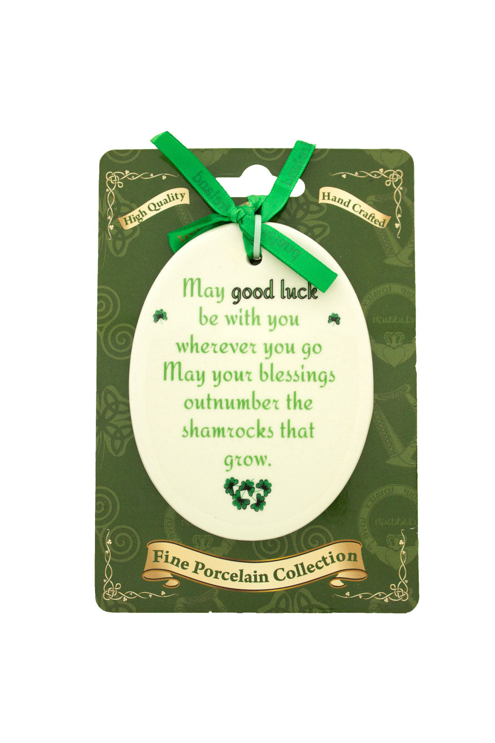May Good Luck Ornament-ivory