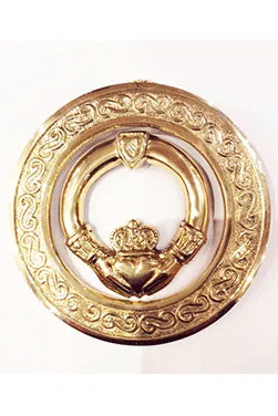 Liffey Artefacts Brass Celtic Ring Claddagh Door Knocker