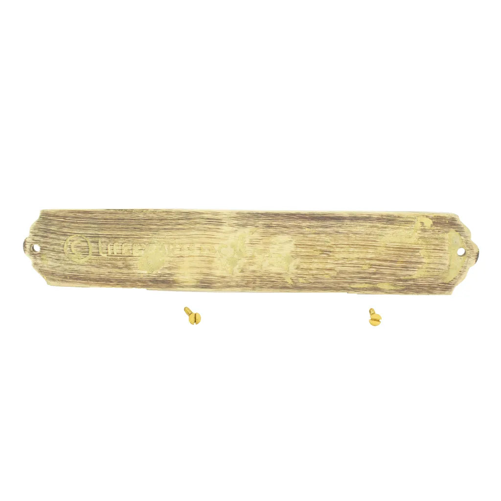 Liffey Artefacts Brass Wall Plaque Cead Mile Fáilte Black Med