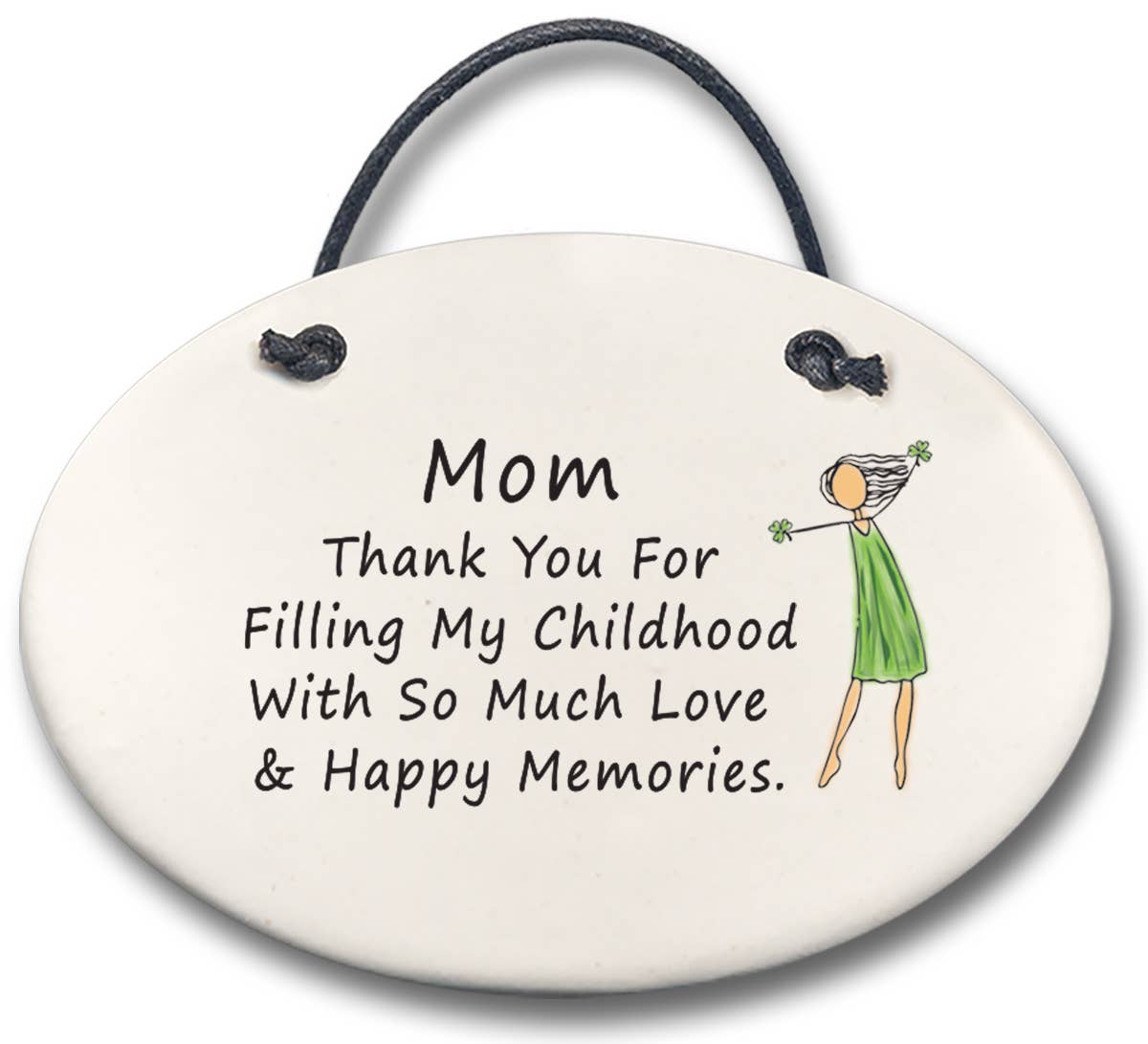 Irish Mother's Day Plaque: "Mom, thank you for always fillin