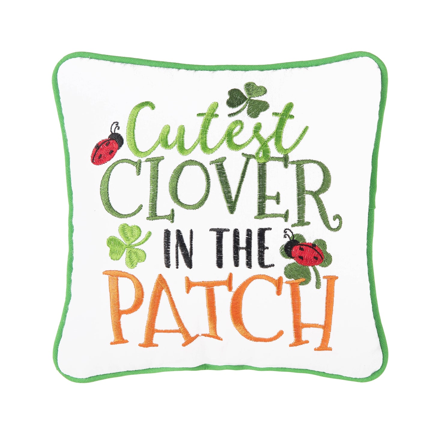 St. Patrick's Day Cutest Clover In Patch Throw Pillow