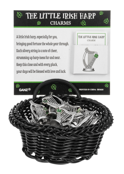 The Little Irish Harp Charm