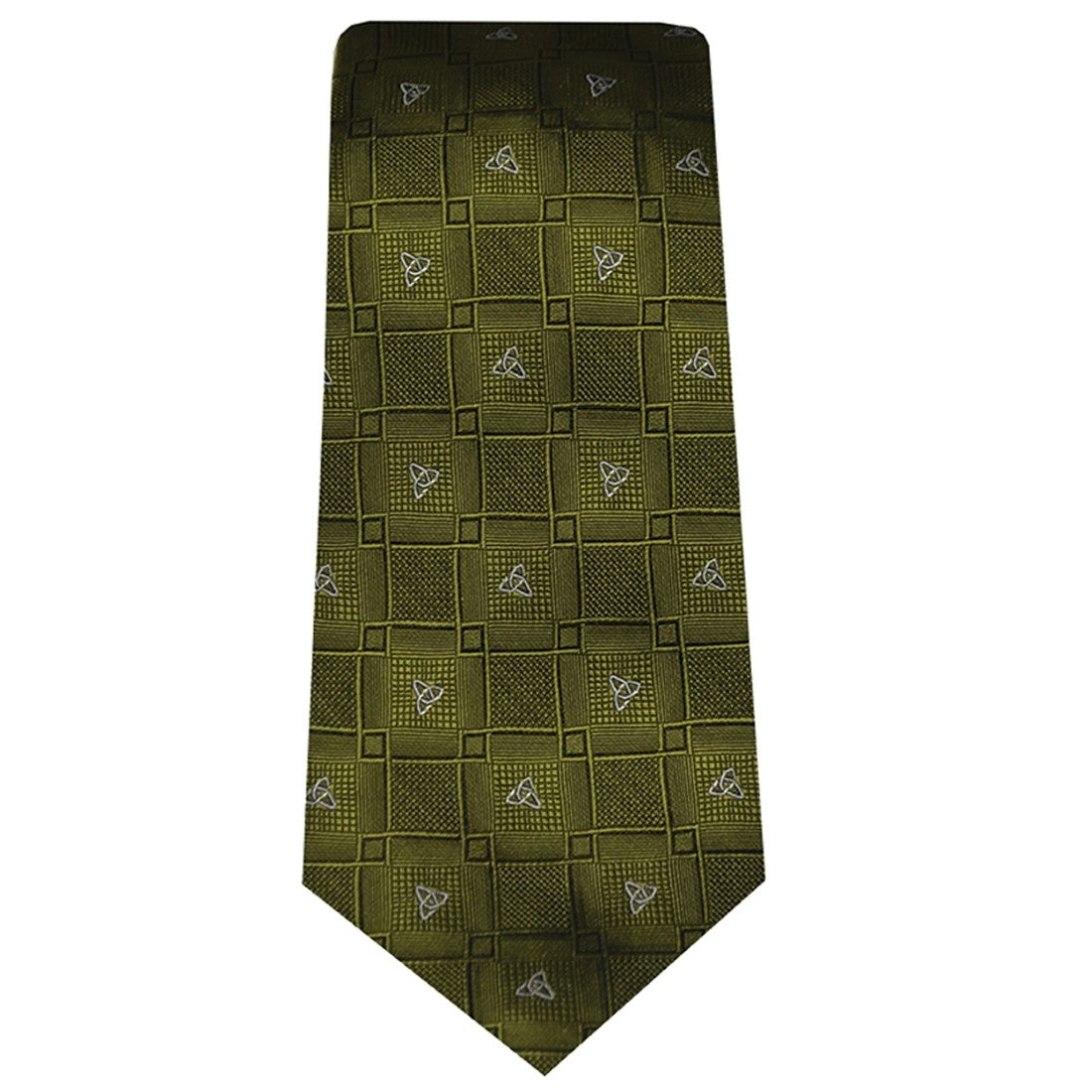 Patrick Francis Silk Tie-Green Trinity
