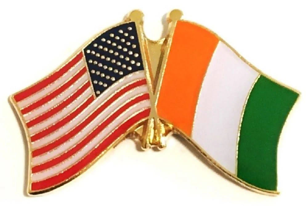 Dual flag pins