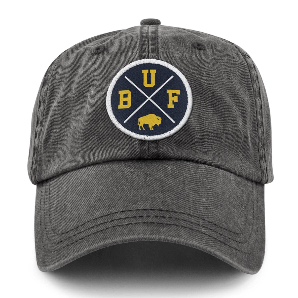Buffalo Gold Bison Crossroads Dad Hat