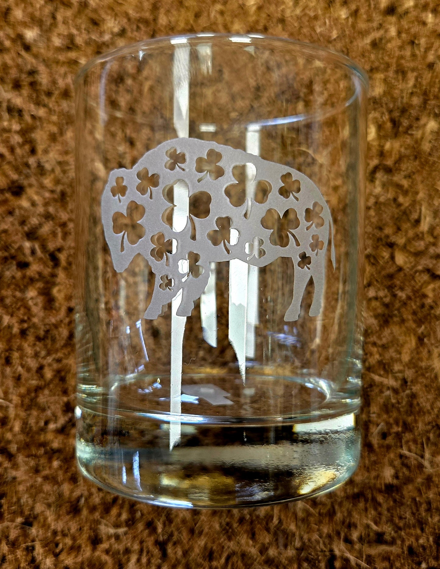 Buffalo Shamrock Etch Rocks-individual