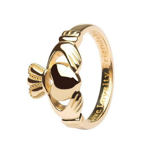 10K Ladies Gold Claddagh, Love, Loyalty, Friendship Ring