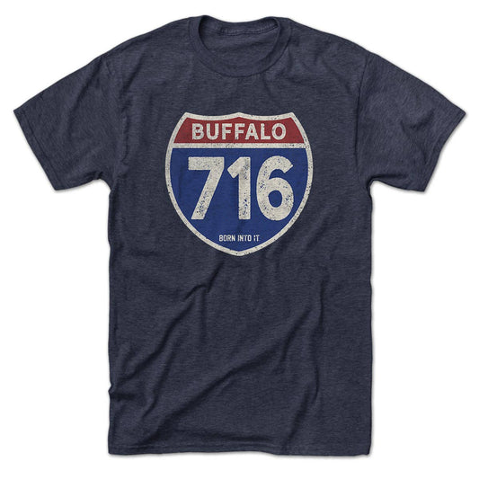 Buffalo 716 Interstate Sign T-Shirt