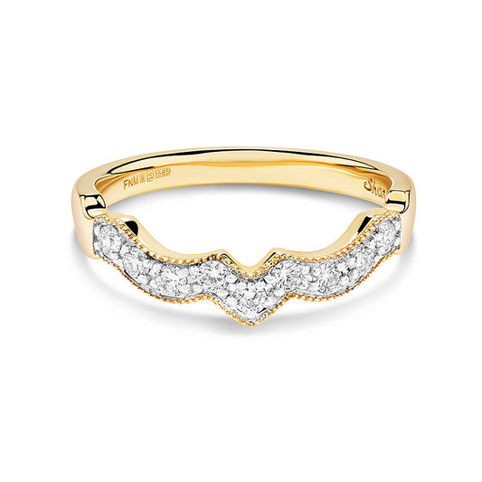 14kt Gold Lab Diamond Band Ring