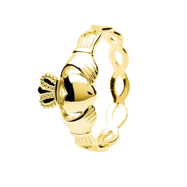 Shanore 14kt Gold Vermeil Claddagh Ring