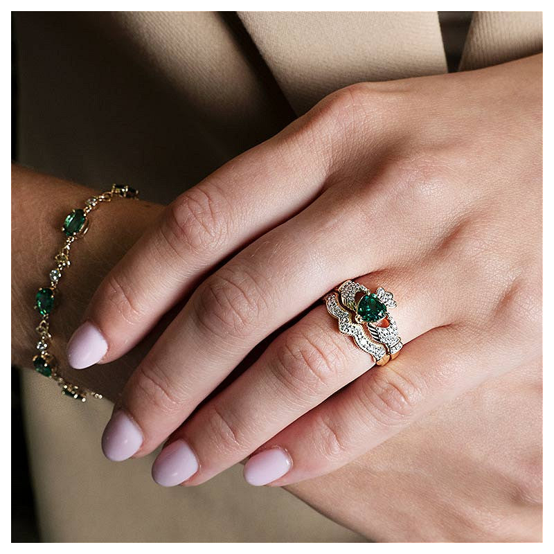 14kt Gold Lab Diamond Band Ring