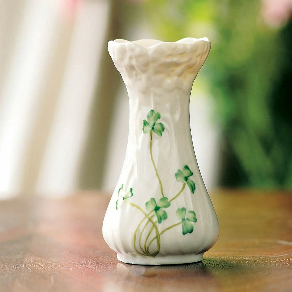 Belleek Classic Handcrafted Daisy Toy Spill Vase