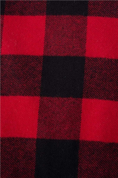 Lee Valley Red/Black Flannel Grandfather Shirt