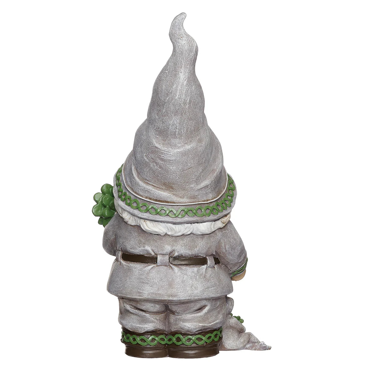 Irish Gnome With Shamrock 14" High