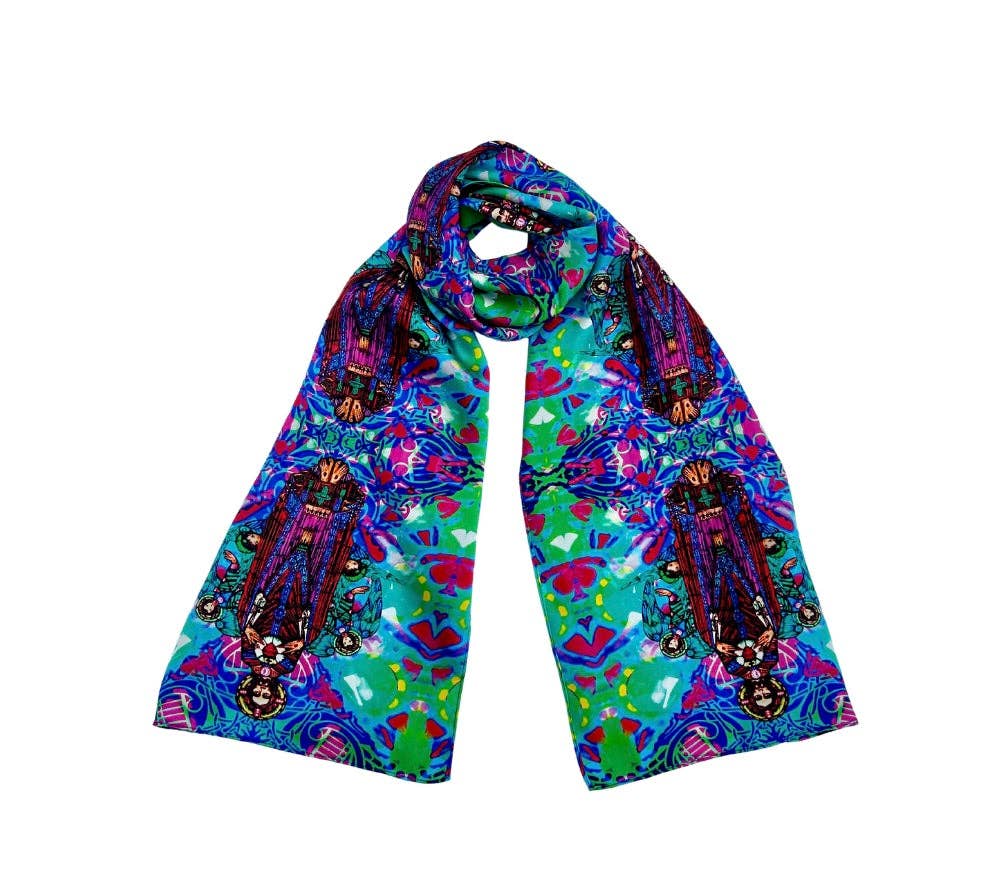Sacred Heart Silk Scarf