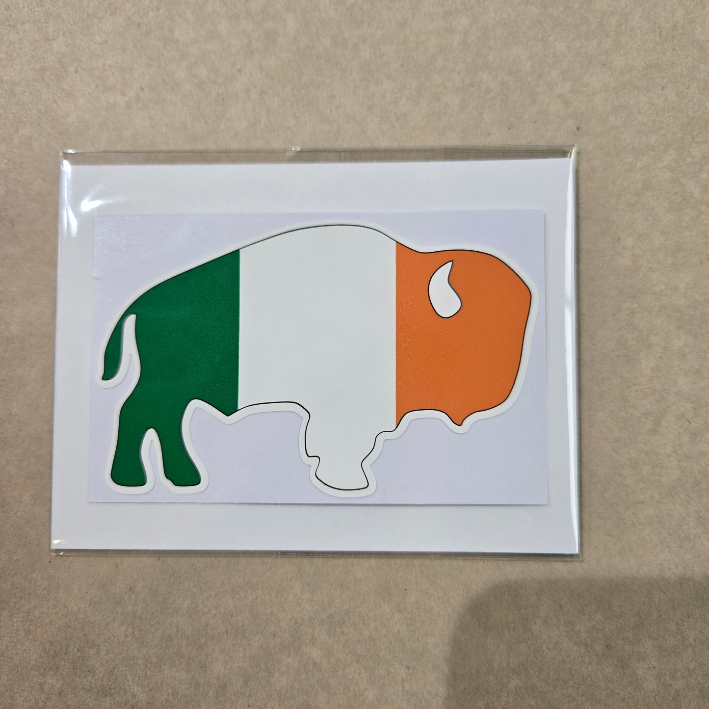 MVM Car Stickers: Tri Color Buffalo or Heart