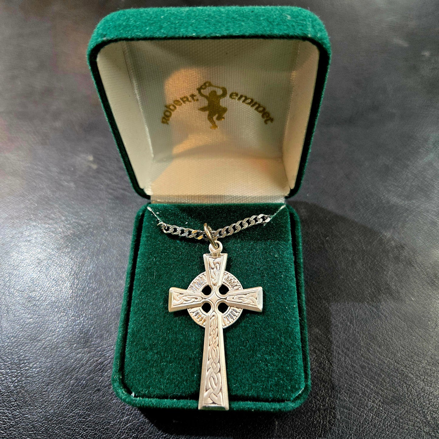 Large Sterling Silver Celtic Cross