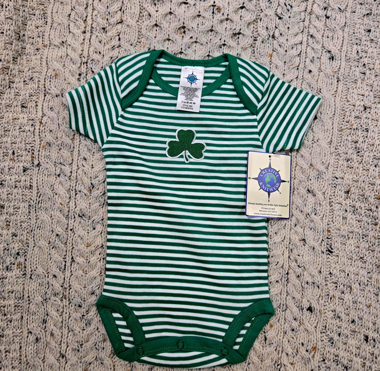 Creative Knitwear Striped Bodysuit