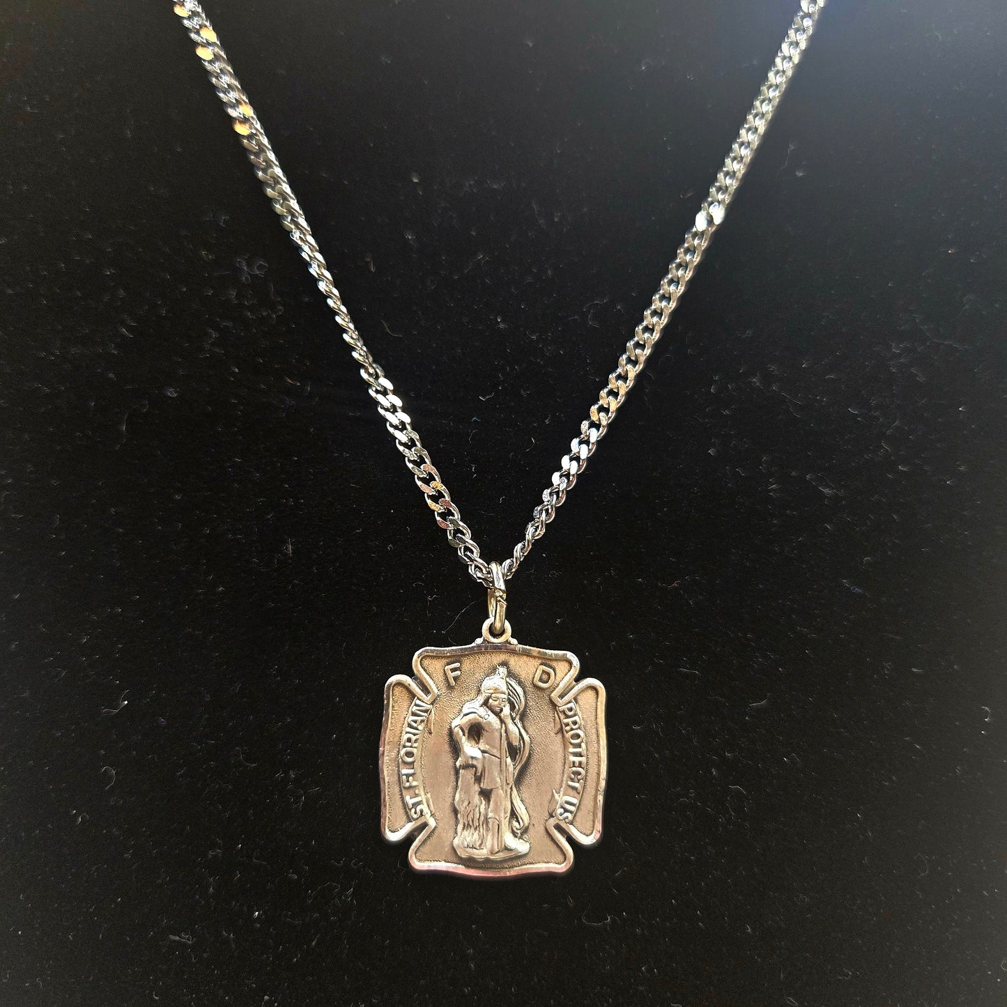 St. Florian Sterling Silver Medal