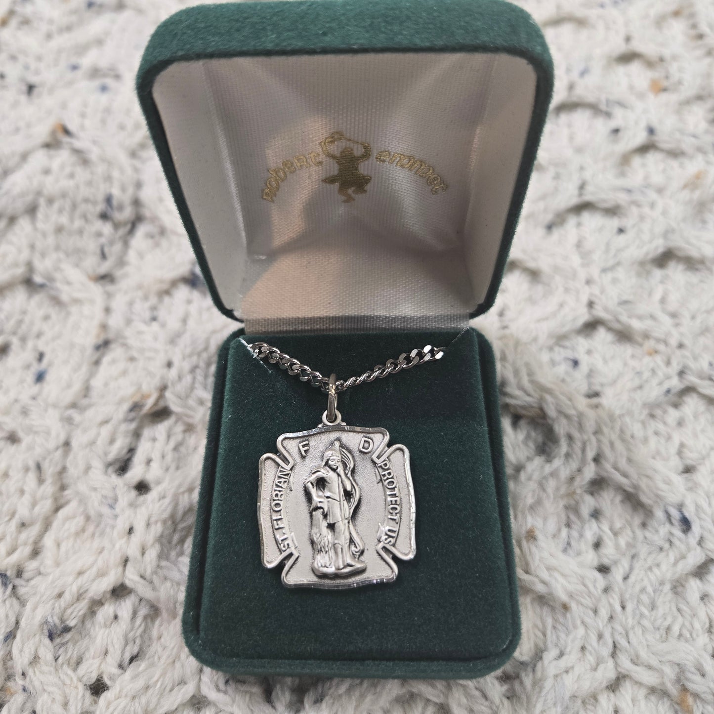 St. Florian Sterling Silver Medal