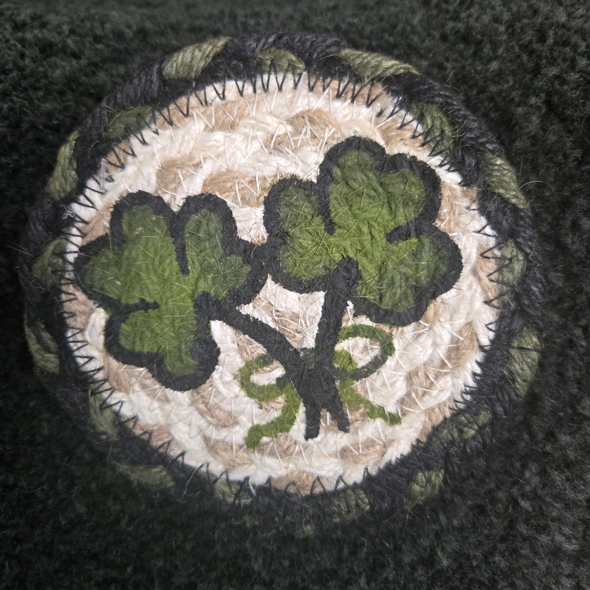 5" Shamrock Coaster