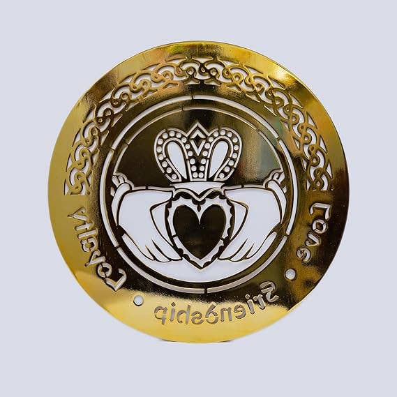 Exclusively Irish Claddagh Round-Shaped Wall Hang