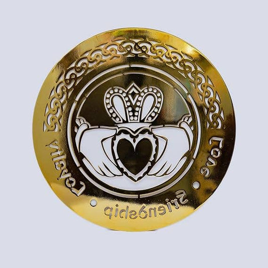Exclusively Irish Claddagh Round-Shaped Wall Hang