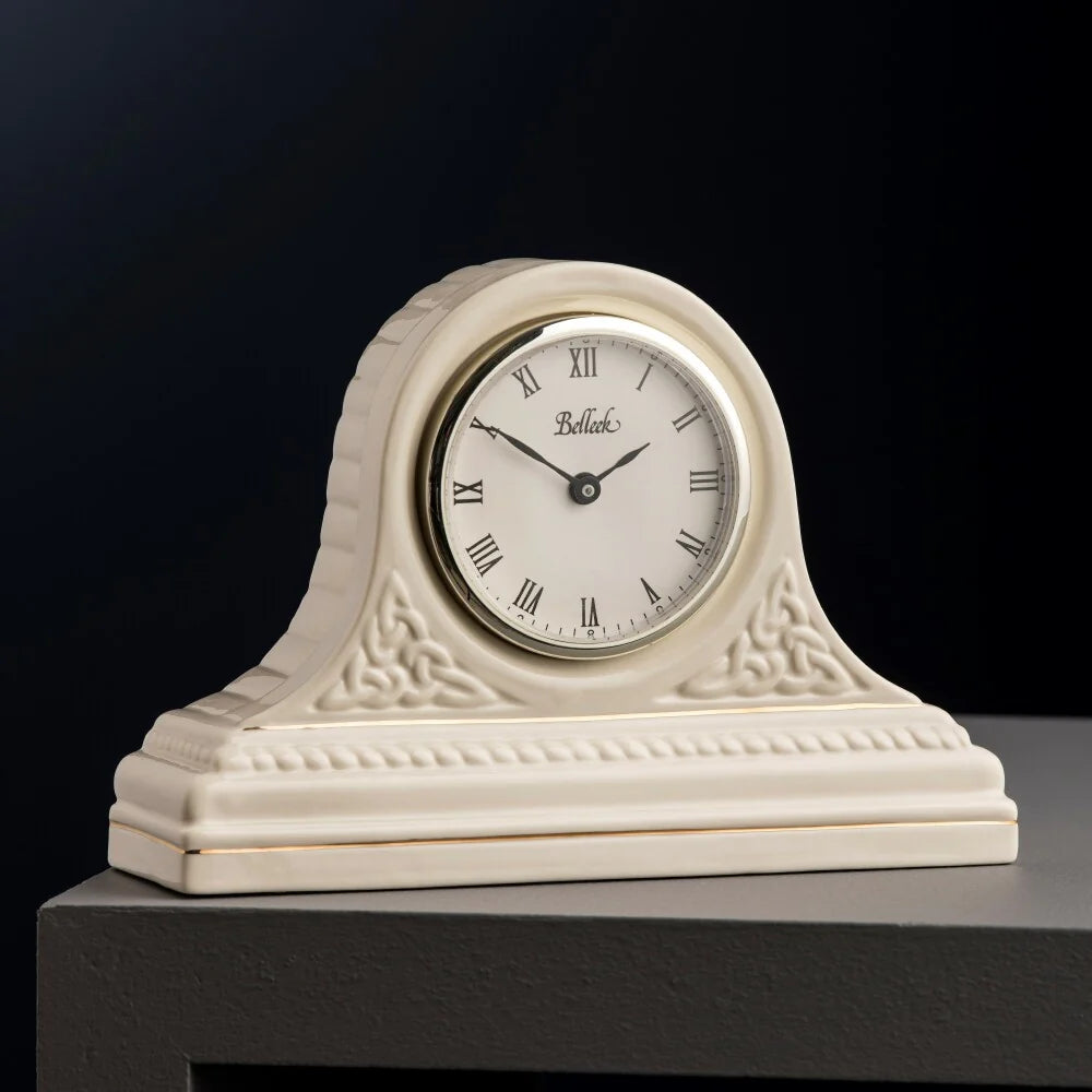 Belleek Classic -&nbsp;Celtic Mantel Clock