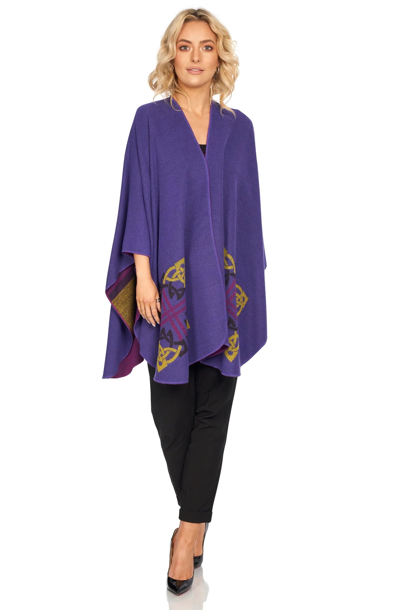 Jimmy Hourihan Shawl with Celtic Motif